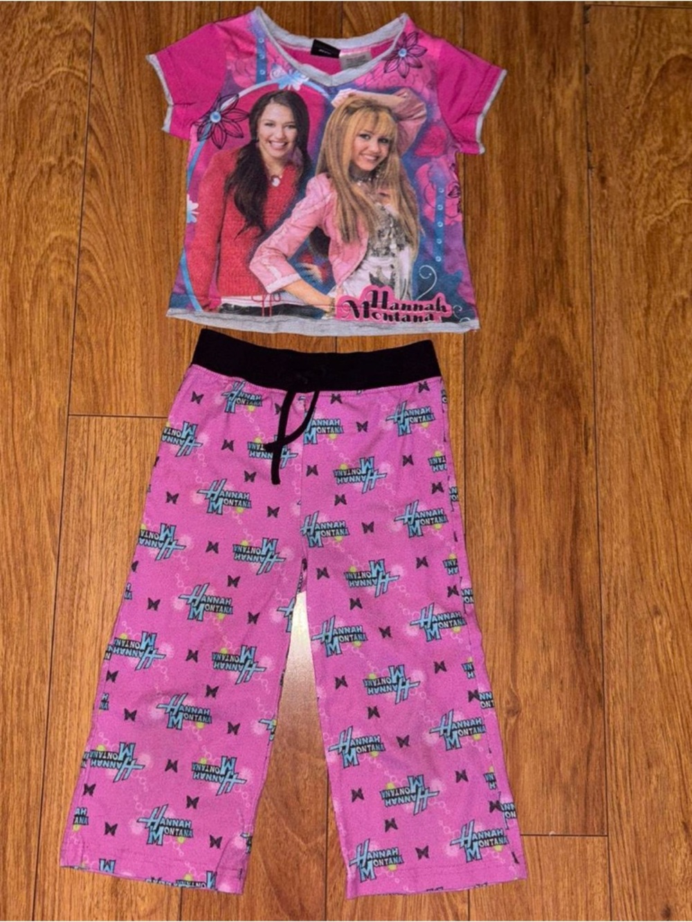 Disney Hannah Montana pink pajama set